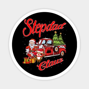 Stepdad Claus Santa Car Christmas Funny Awesome Gift Magnet